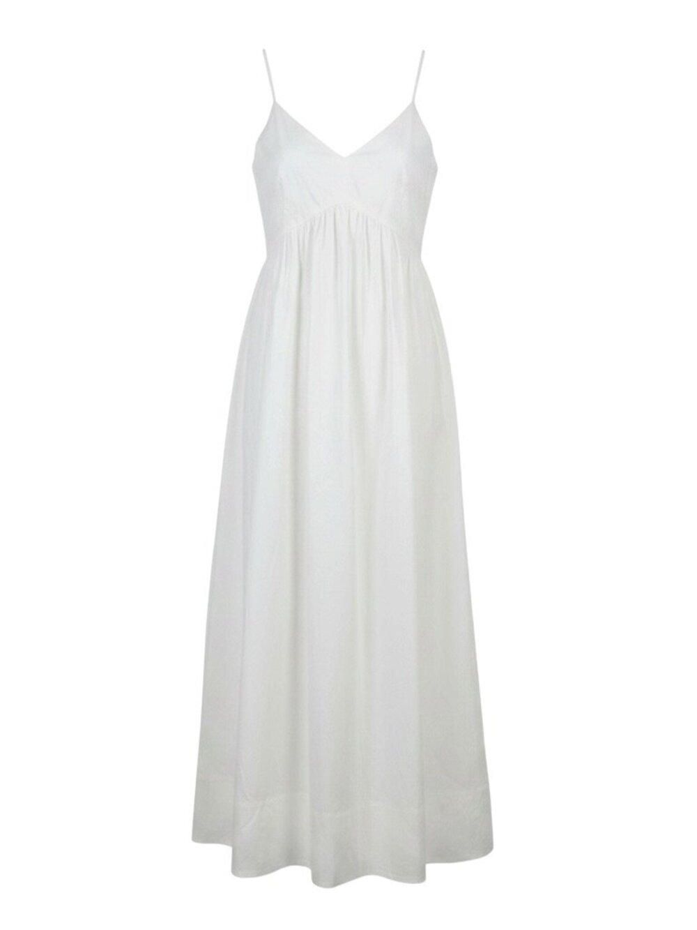 OPT One Pretty Time White Organic Cotton Maxi Dress NWT XS Cottagecore